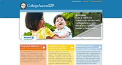 Desktop Screenshot of collegeaccess529.com