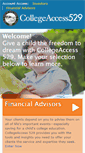 Mobile Screenshot of collegeaccess529.com
